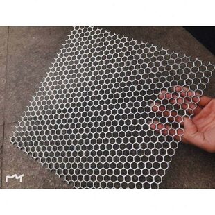 冲孔板304不锈钢冲孔网六角孔六边孔圆孔零剪小块钢镂空板洞洞板