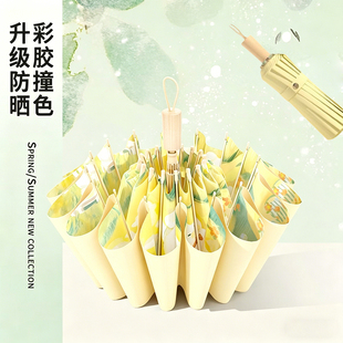 48骨雨伞高颜值ins隔热防晒加大加固加厚太阳伞晴雨两用女遮阳伞