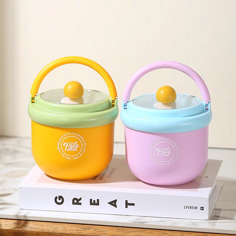 德国早餐杯高颜值耐高温带盖带勺便携上班族沙拉杯水果酸奶燕麦杯