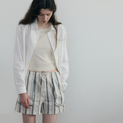 C2H4 Surry Hill Pyjama Shorts 明媚山丘 卧室条纹居家裤