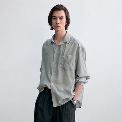 C2H4 Brentwood Alley Texture Shirt 布伦特伍德小巷 垂坠衬衫