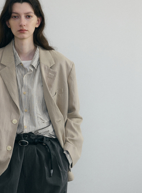 C2H4 Brentwood Alley Blazer 山丘上的树林 复古软质西服