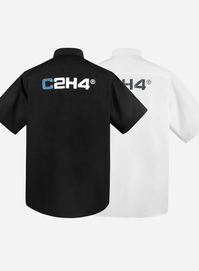 C2H4_Staff_Uniform_Logo_Shirt 经典LOGO短袖衬衫#Staff员工系列