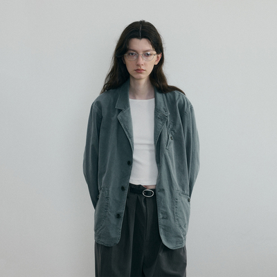 C2H4 Bretagne Work Blazer 落色法工西服夹克