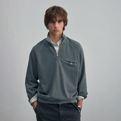 C2H4 Uptown Memory Half-Zip Pullover  上城回忆 拉链套头卫衣