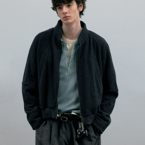 C2H4 Bourne Zip-up Sweater Jacket 伯恩城市特工立领卫衣外套