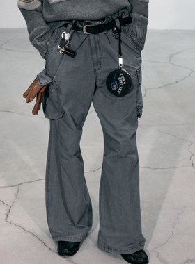 C2H4 Volume Chinos 定格瞬间 双层腰部 成衣染工装休闲裤 #R010