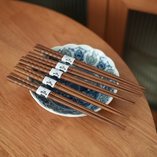 5双装 国制 木筷子原木筷子