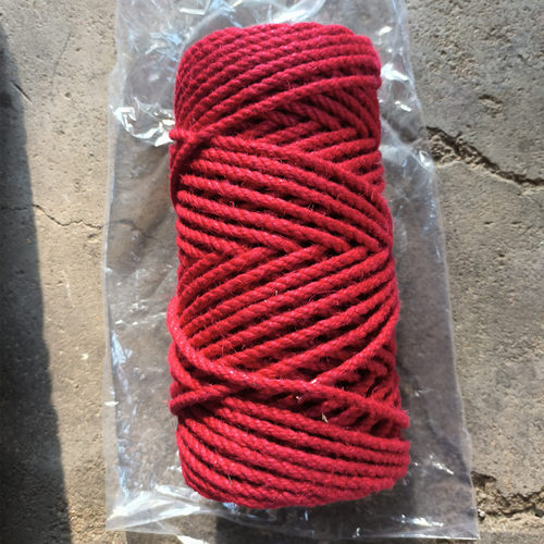 4.5毫米手工diy彩色麻绳子配饰抖音主播编包包专用麻绳量大可定制