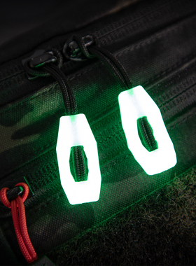 【混沌装备】PSIGEAR PZ-2 防滑拉链头 超强夜光 套装  PZ31221