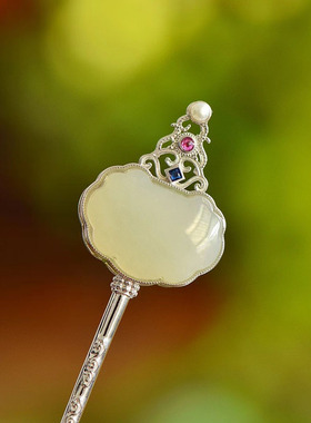 S925银镶和田玉原创设计