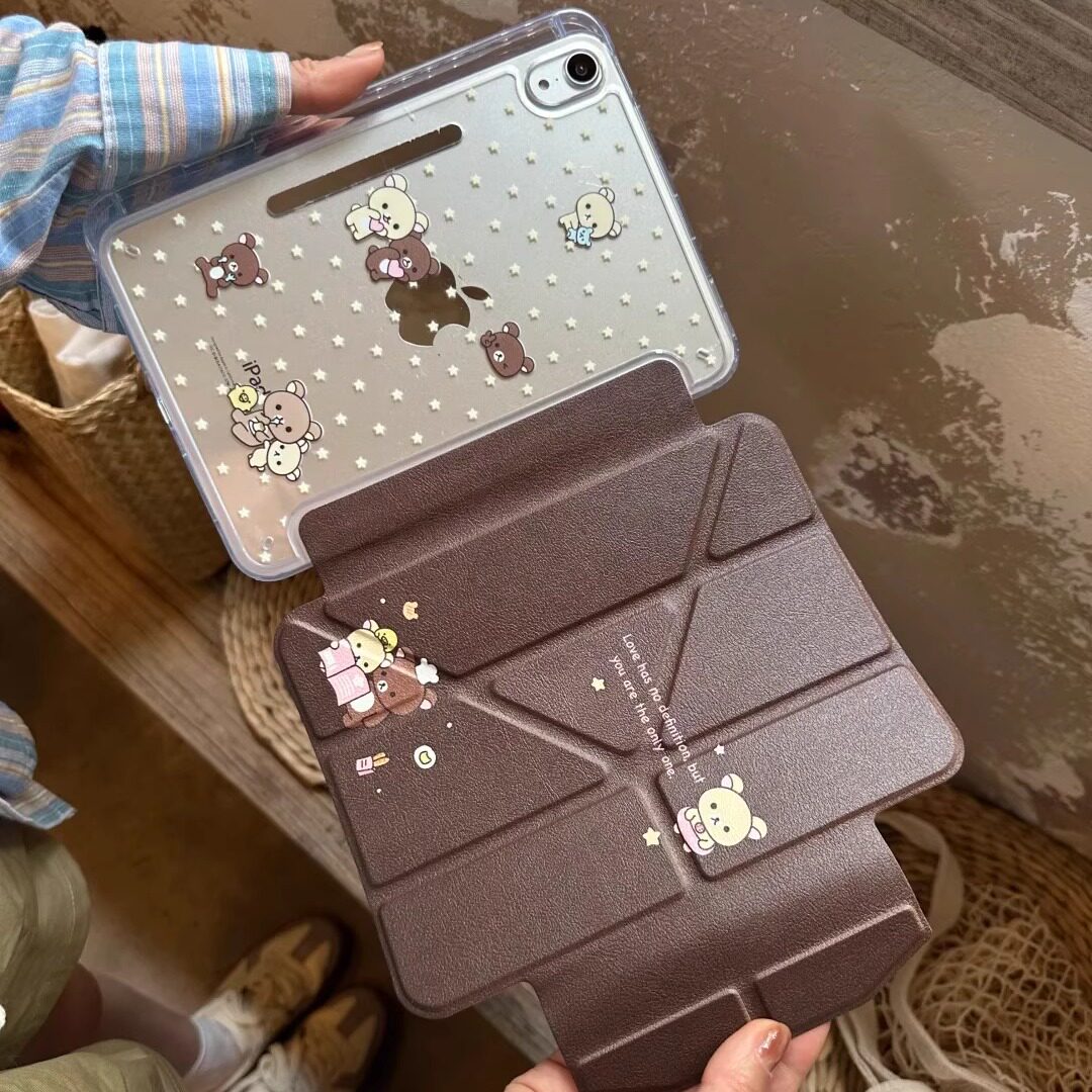 搭扣边贴卡通苹果iPad平板保护套
