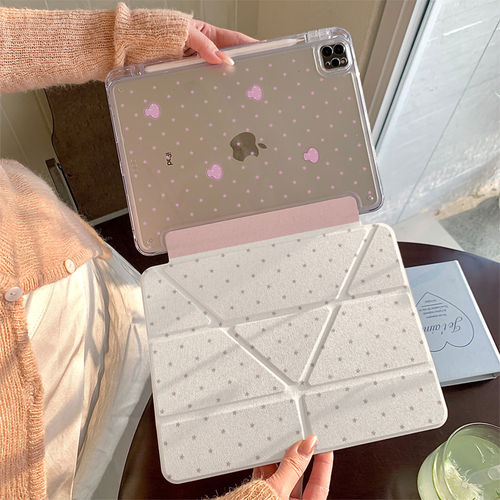 ins满屏星星蘑菇Y折款iPad保护套