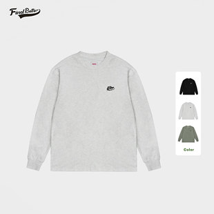 235 重磅宽松秋冬保暖加厚上衣男 新款 抓绒条纹运动圆领卫衣男美式