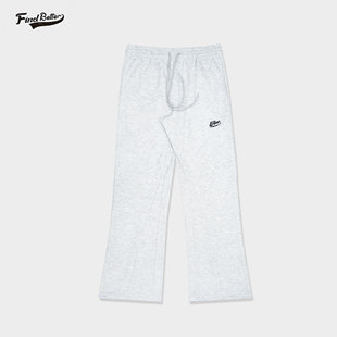 BETTER美式 长裤 高街运动裤 夏季 宽松直筒阔腿显高弯刀微喇裤 FIND