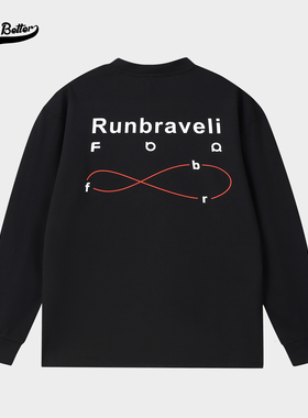 新款秋冬经典印花休闲运动户外健身跑步训练运动速干长袖-361