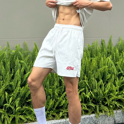 竹子纹理短裤FINDBETTER宽松