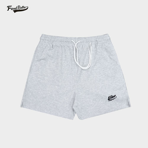 FINDBETTER美式条纹短裤男