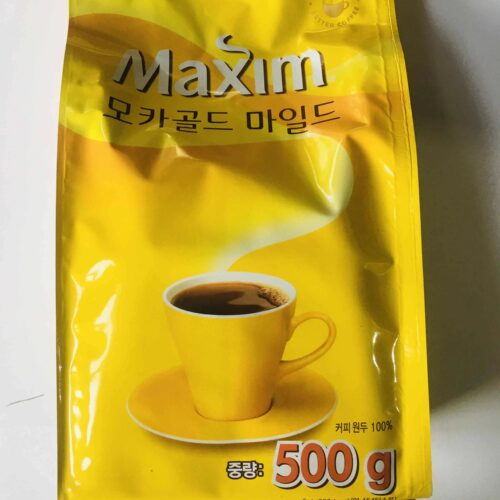 韩国麦馨摩卡纯黑咖啡代谢燃脂肪