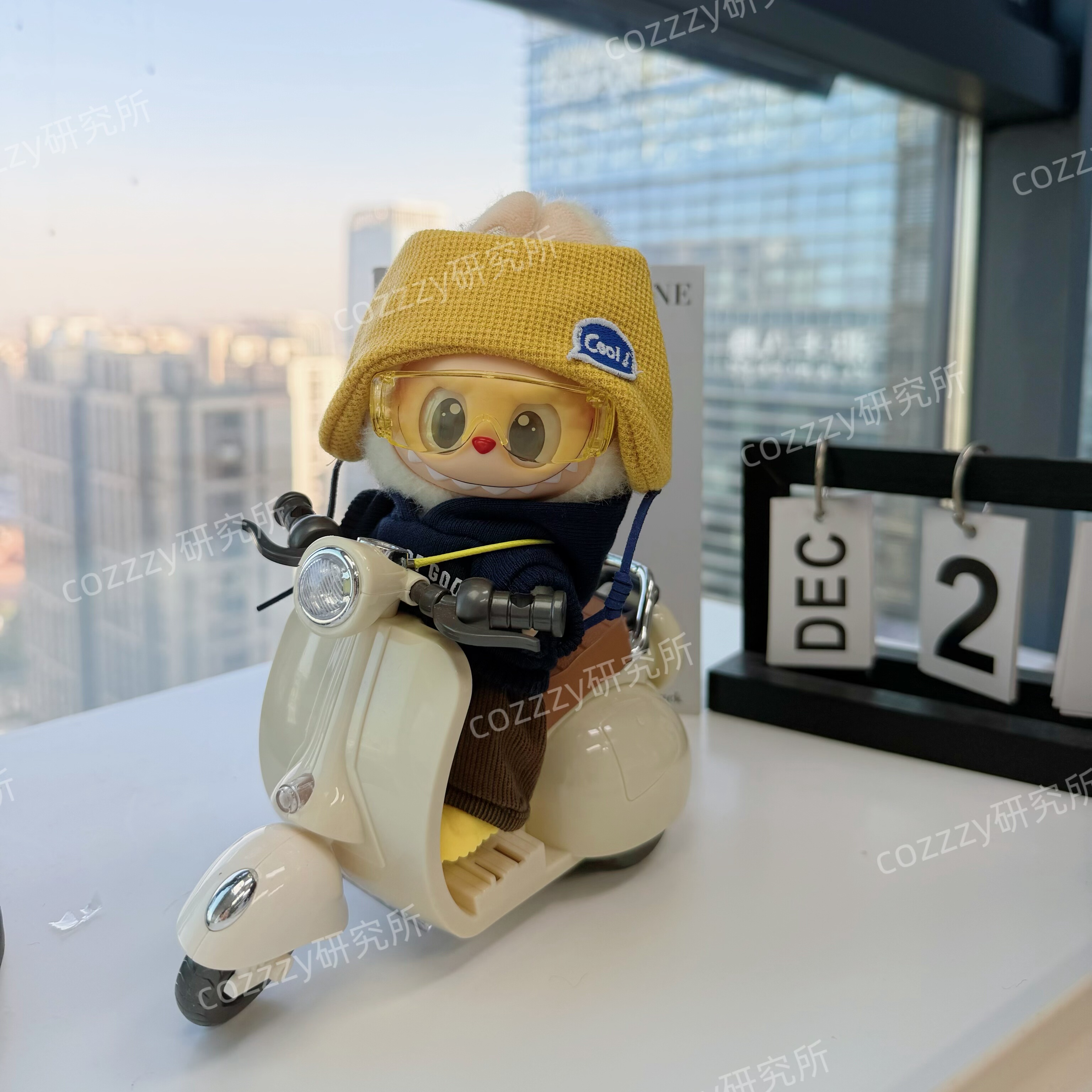 拉布布娃衣17cm娃玩偶配件一二三代套装复古骑行卫衣潮酷