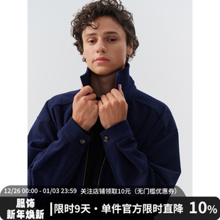 MIDASHAND 25aw哈灵顿夹克廓形灯芯绒翻领外套男生老钱穿搭上衣