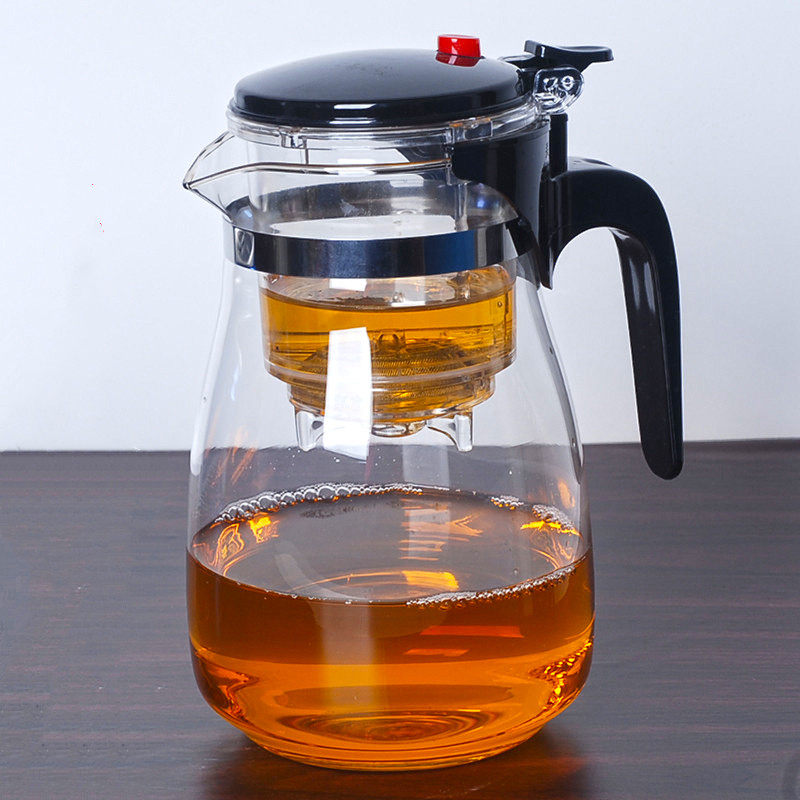 沏茶杯红茶茶具冲泡耐热玻璃茶壶按压式红茶泡茶器家用泡茶叶器具