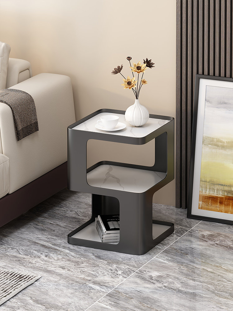 现代简约岩板沙发边几床头柜创意轻奢小茶几边柜小户型客厅小桌子,3C数码配件,USB多功能数码宝,淘宝优惠券,粉丝福利购,淘宝优惠卷