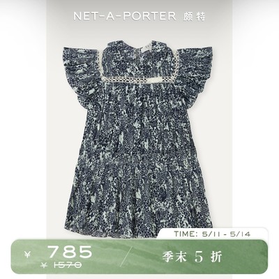 [折扣]Sea 女童钩编边饰棉质连衣裙NAP/NET-A-PORTER颇特