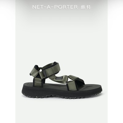 [新品]Suicoke 早春男品牌标志贴花织带凉鞋NAP/NET-A-PORTER颇特