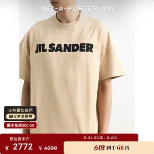 男宽松印花棉质平纹布T恤NAP颇特 Jil 夏季 Sander 新品