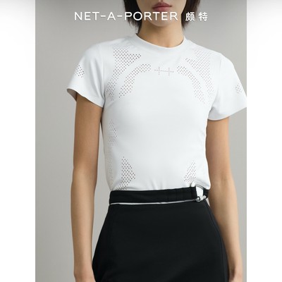 [新品]HELIOT EMIL 春季女弹力平纹布T恤NAP/NET-A-PORTER颇特