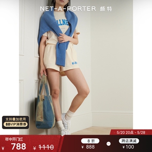 RICH NAP颇特 SPORTY 女印花棉质平纹布短裤 新品 春季