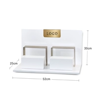 Млечный белый правый угол с листингом 02 (включая листинг металлов + необязательный логотип)