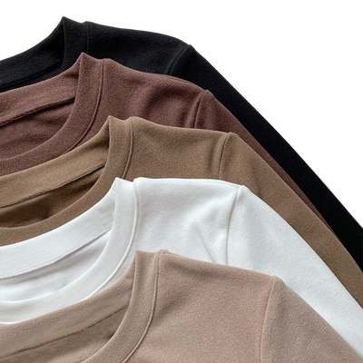 胖mm大码德绒打底衫女内搭上衣服