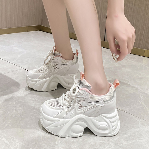 小白休闲鞋厚底内增高女鞋