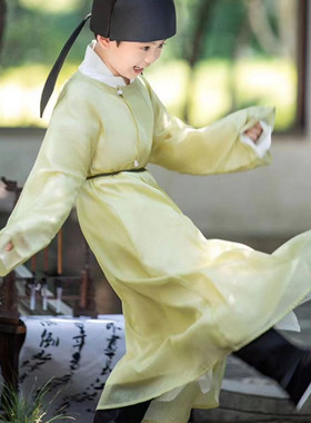 唐朝代诗人杜甫李白王维孟浩然高适儿童古装汉服书生国学诗歌朗诵