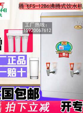 腾飞沸腾式电开水器FS-3B6/6B6/9B6/12B6商用全自动开水机烧水炉
