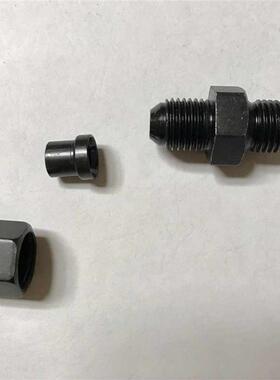 。M14x1.5-8 铁制扩口式铜管直通连接接头 螺纹m14x1.5 扩口8mm铜