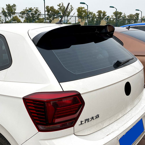 适用大众Polo MK6 波罗2019+ GTI款顶翼尾翼扰流板外饰改装