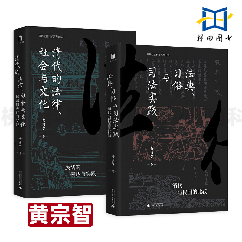 2册 法典习俗与司法实践-清代与民国的比较+清代的法律社会与文化-民法的表达与实践 黄宗智 近代中国民事法律制度的变与不变