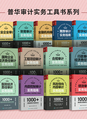 【任选】普华审计工具书 绩效+工业企业+国有企业经济+行政单位+金融机构+数字化+舞弊+合规审计财务+风险+工程项目审计实务指南