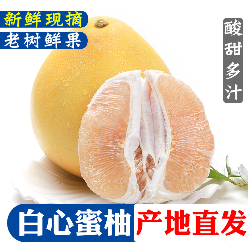 柚子新鲜水果蜜柚平和白红心黄柚子当季孕妇水果5斤包邮批发