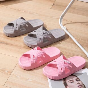 女士情侣居家室内家用酒店厚软底防滑浴室洗澡托凉拖男式 夏季 拖鞋
