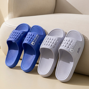 夏季新款男款女士凉拖室内情侣居家用简约凉拖鞋防滑防臭软底洗澡