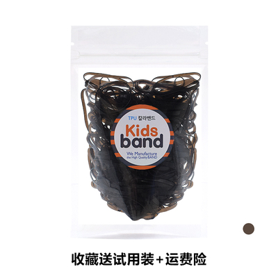 正品KidsBand果冻色宝宝婴儿彩色胶圈一次性儿童橡皮筋不伤发小号 — 7
