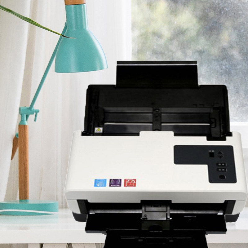 UNIS紫光Q400高速扫描仪a4自动双面连续进纸发票合同高清Q400i