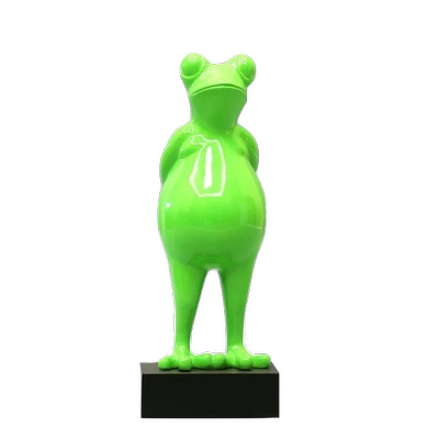 青蛙时尚风样板间陈设绿色工艺品