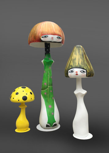 现代时尚风蘑菇设计师软装落地灯