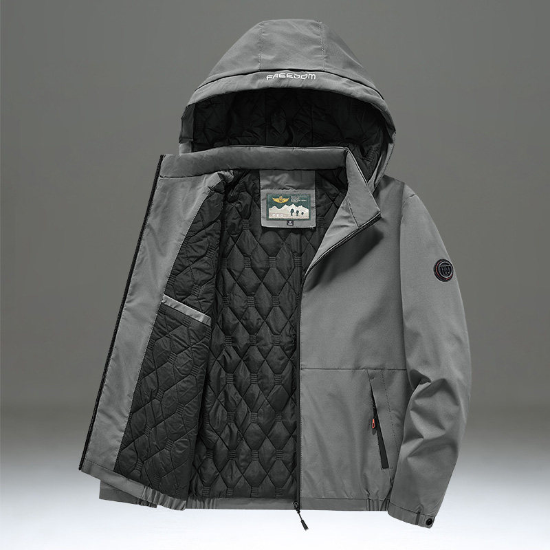 夹克棉服男款冬季加棉加厚保暖棉袄宽松大码运动休闲棉衣外套男潮