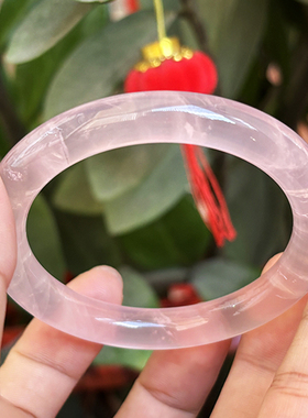 秀吧珠宝粉色女款水晶糯冰粉水晶